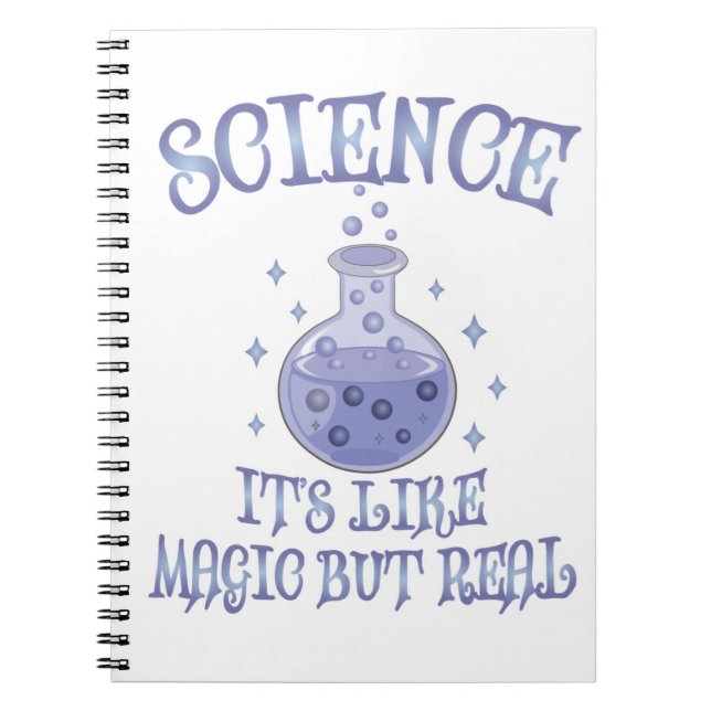Cuaderno Ciencia - Es como la magia pero real (Frente)
