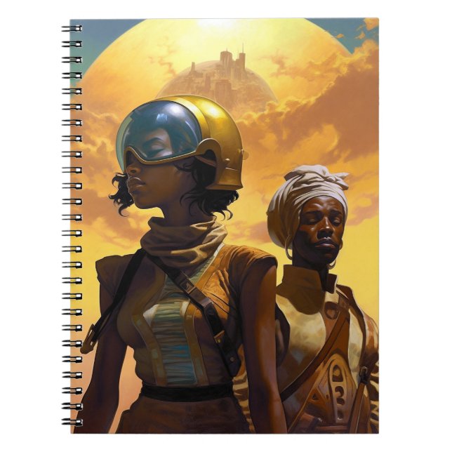 Cuaderno Ciencia ficción afrofuturista de los exploradores  (Frente)