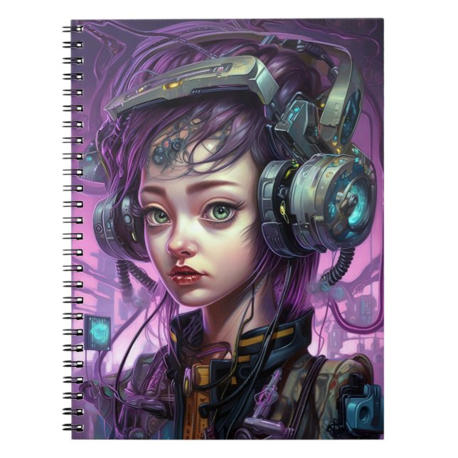 Cuaderno Ciencia ficción de cibermujeres (Frente)