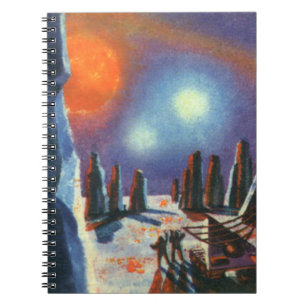 Cuaderno Ciencia Ficción Vintage Planeta Extranjero con Ali