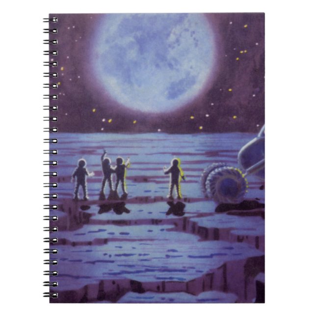 Cuaderno Ciencia Ficción Vintage Vehículo Todo Terreno Alie (Frente)