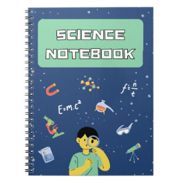 Cuaderno Ciencia moderna elegante