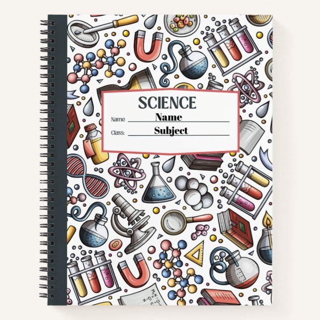 Cuaderno Ciencia para portátiles de personalizable (Anverso)
