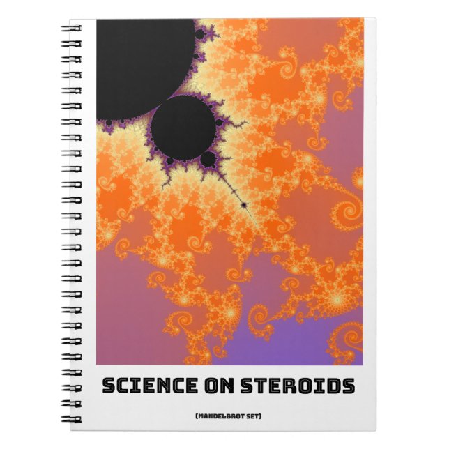 Cuaderno Ciencia Sobre Esteroides Mandelbrot Fractal (Frente)