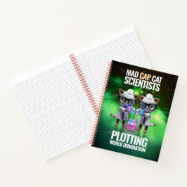 Cuaderno Científicos curiosos de gatos tristes que están im