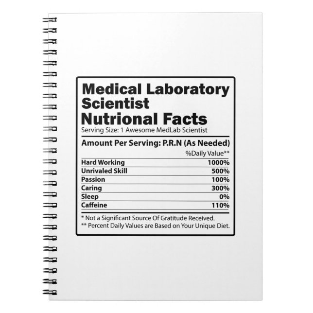 Cuaderno Científicos de laboratorio médico | Regalo de quím (Frente)