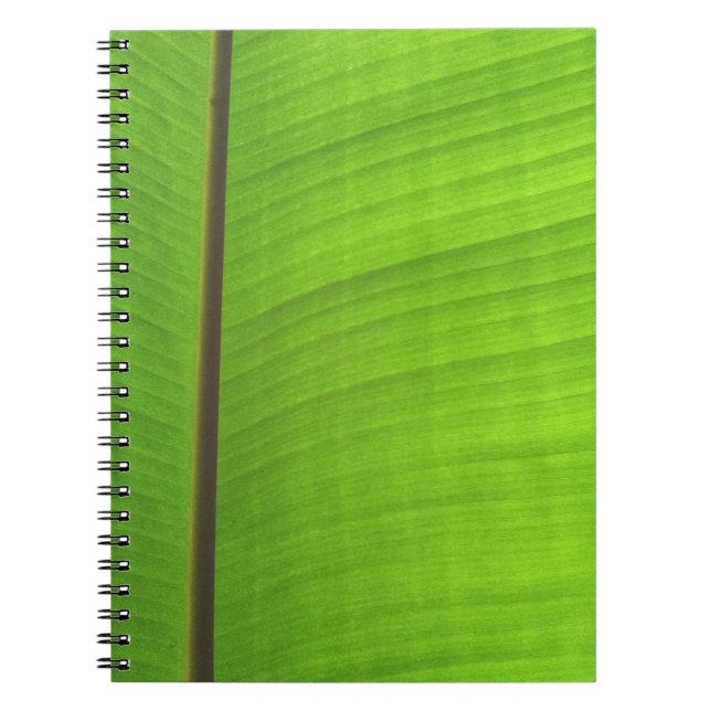 Cuaderno Cierre de la hoja de plátano (Frente)