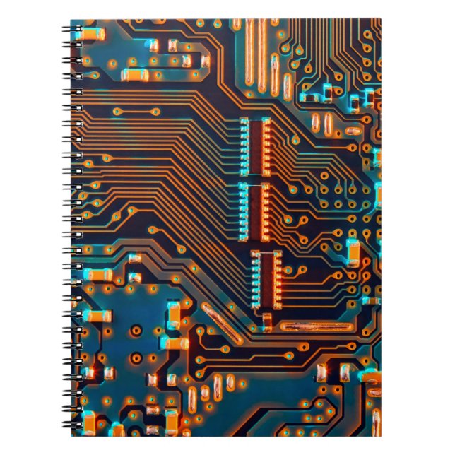 Cuaderno Cierre de la tarjeta de circuitos electrónicos. fo (Frente)