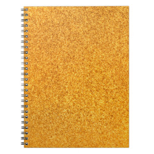 Cuaderno Cierre de la textura metalizado de mate dorado. Me