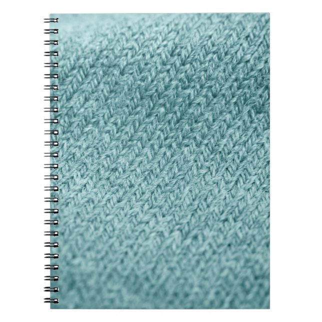 Cuaderno Cierre del fondo texturado de punto verde.  (Frente)