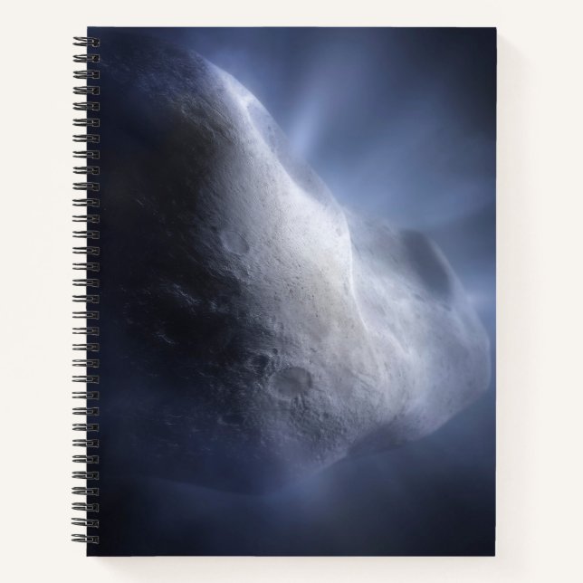 Cuaderno Cierre Ilustrativo Del Comet Tempel. (Anverso)