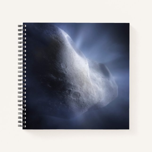 Cuaderno Cierre Ilustrativo Del Comet Tempel. (Anverso)