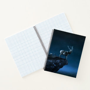 Cuaderno ciervo a la luz de la luna