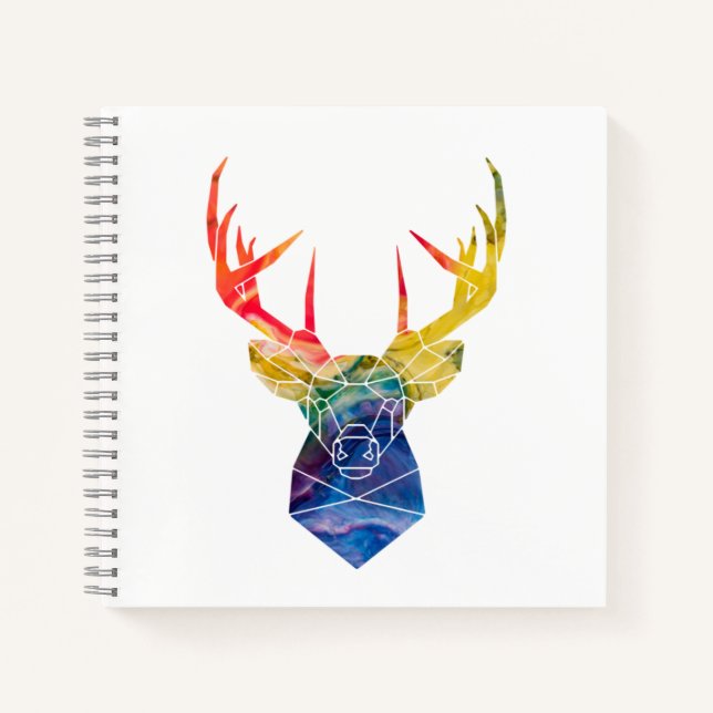 Cuaderno Ciervo acuarela    (Anverso)