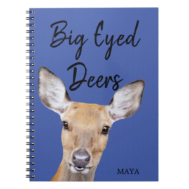Cuaderno Ciervo Azul Divertidas Grandes Ideas Personal (Frente)