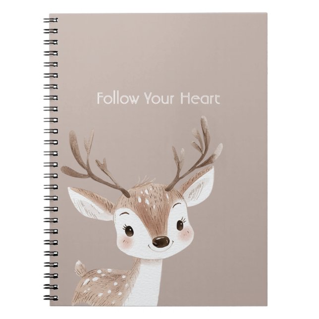Cuaderno Ciervo Feliz del Bosque (Frente)