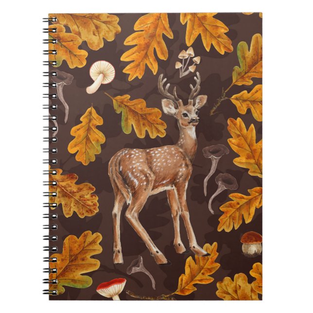 Cuaderno Ciervos en el bosque otoñal 2 (Frente)