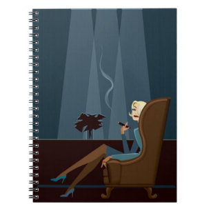 Cuaderno Cigarro que fuma de la empresaria