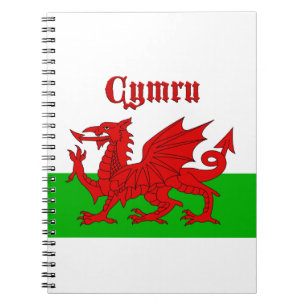 Cuaderno Cimru de bandera galesa