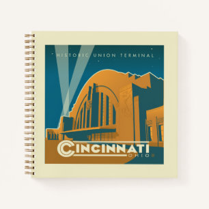 Cuaderno Cincinnati, Ohio Terminal de la Unión histórica