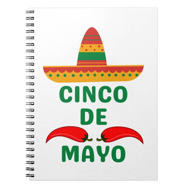 Cuaderno Cinco de mayo (Frente)