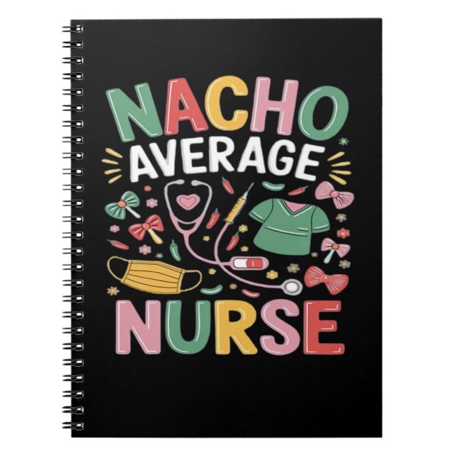 Cuaderno Cinco De Mayo Coquette Bow Nacho Average Nurse Nur (Frente)