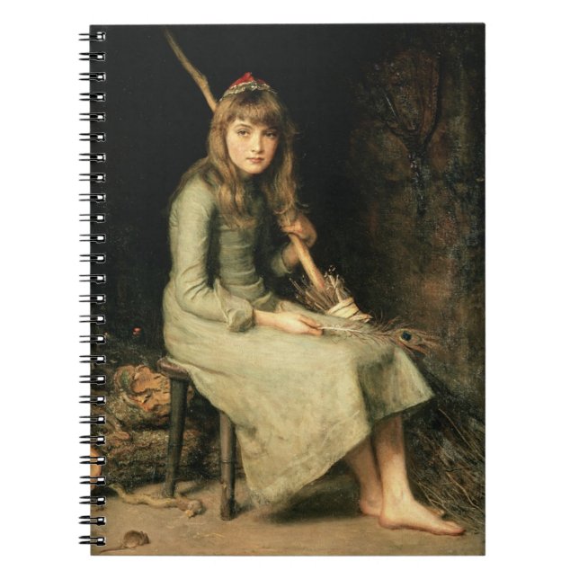 Cuaderno Cinderella Fairy Tale (por John Everett Millais) (Frente)