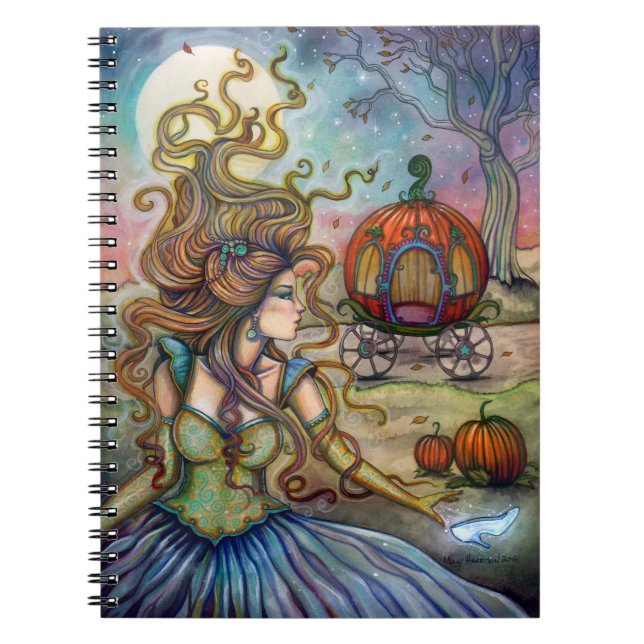 Cuaderno Cinderella Fantasy Art por Molly Harrison (Frente)
