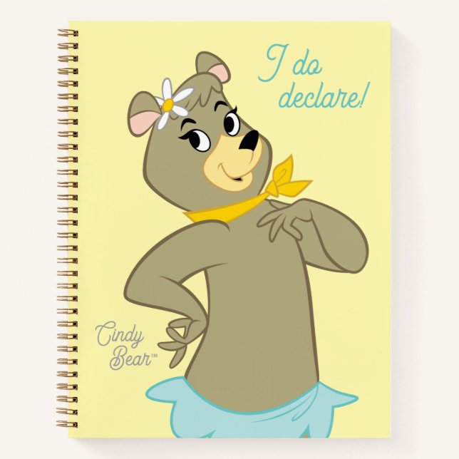 Cuaderno Cindy Bear Playful Pose (Anverso)