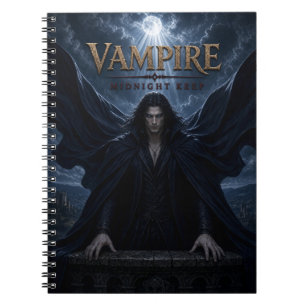 Cuaderno Cine Oscuro de Medianoche de Vampiros