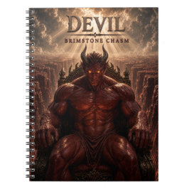 Cuaderno Cine oscuro del abismo de azufre del diablo