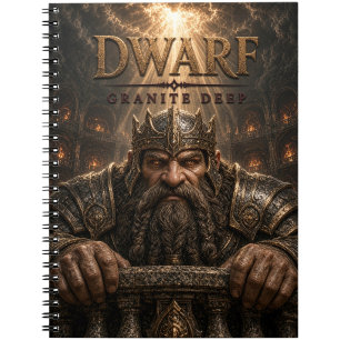 Cuaderno Cine Oscuro Profundo de Granito Enano