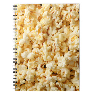 Cuaderno Cinema Popcorn De Fondo Completo.