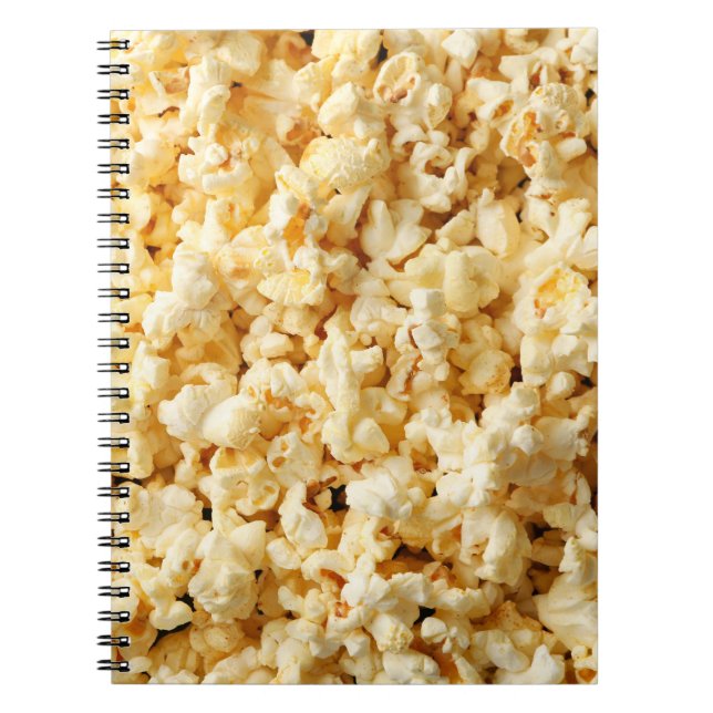 Cuaderno Cinema Popcorn De Fondo Completo. (Frente)