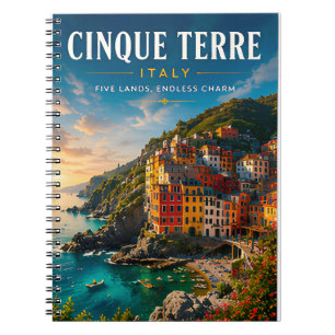 Cuaderno 🌅 Cinque Terre Italia Pueblo Costero