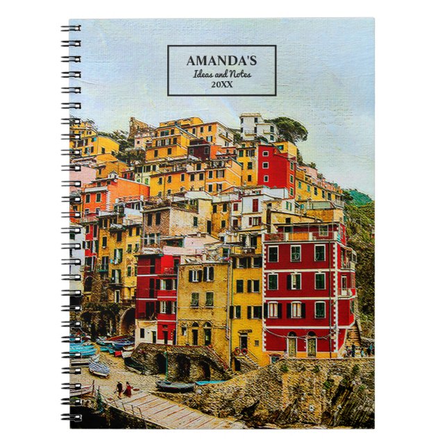 Cuaderno Cinque Terre Liguria Italia Viajes Europa (Frente)