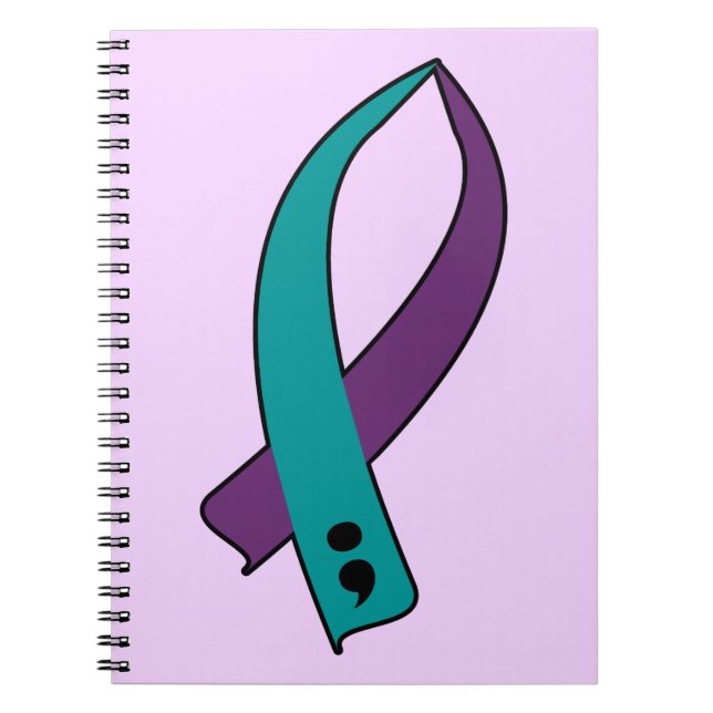 Cuaderno Cinta de la conciencia del suicidio (Frente)