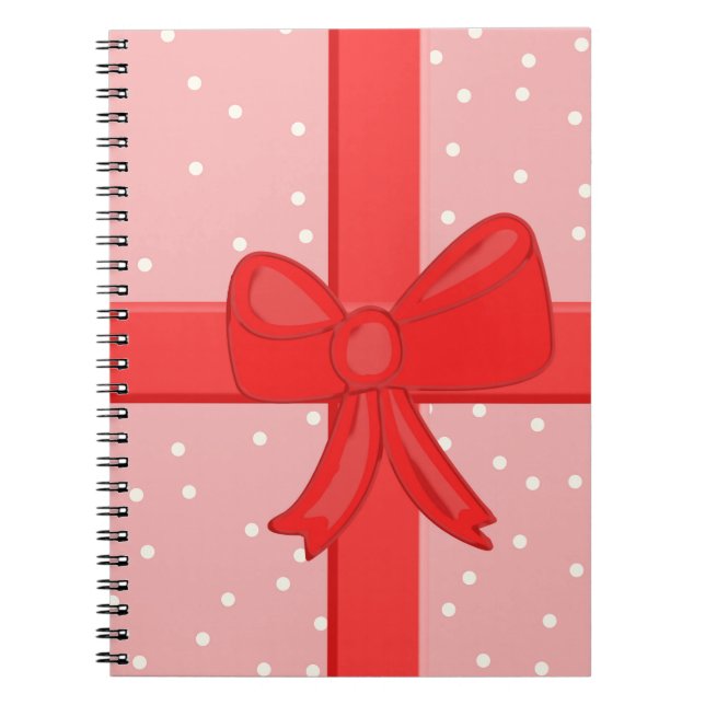 Cuaderno cinta de regalo (Frente)