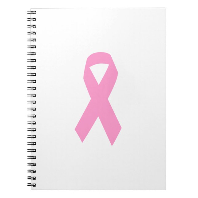 Cuaderno Cinta de sensibilización rosa (Frente)