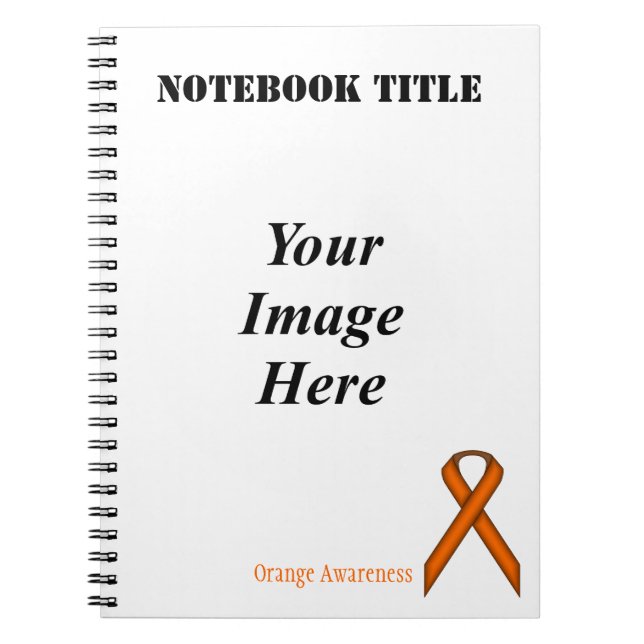Cuaderno Cinta estándar naranja por Kenneth Yoncich (Frente)