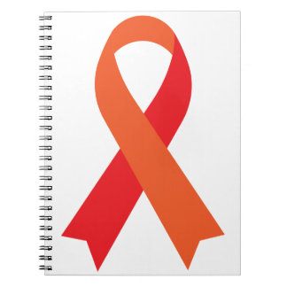 Cuaderno Cinta roja y Naranja MPN Enfermedad mieloprolifera