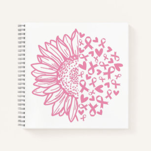 Cuaderno Cinta rosa Conciencia sobre el cáncer de mama Gira