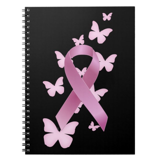 Cuaderno Cinta rosada de la conciencia (Frente)