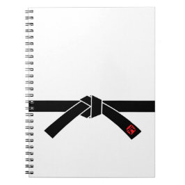 Cuaderno Cinturón negro, 黒 de artes marciales, 武 道
