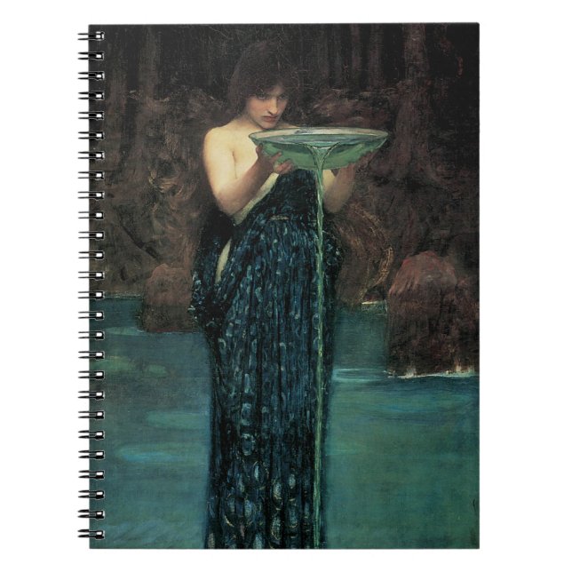 Cuaderno Circe Invidiosa por John William Waterhouse (Frente)
