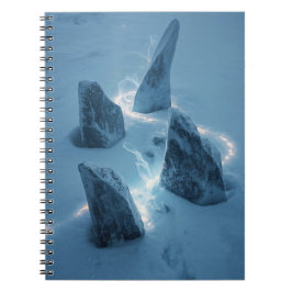 Cuaderno Circle of Light in the Snow
