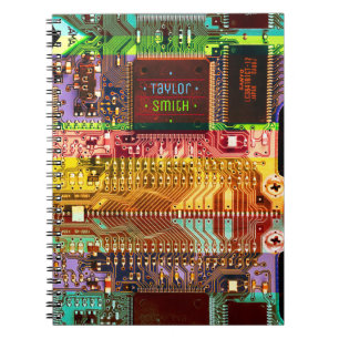 Cuaderno Circuito impreso de tecnología para PC electrónico