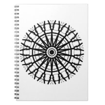 CÍRCULO_COLOR_NEGRO MODERNO _A ROSA caleidoscopio