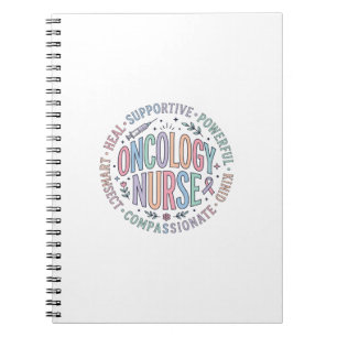 Cuaderno Círculo de enfermera de oncología cita diseño de c