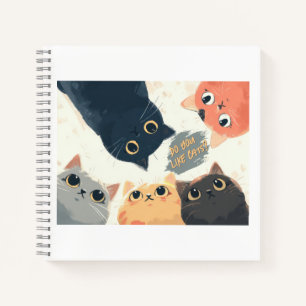Cuaderno Círculo de Gatos Adorables – Ilustración de Gatos 